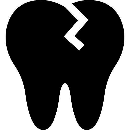 歯 Basic Straight Filled icon