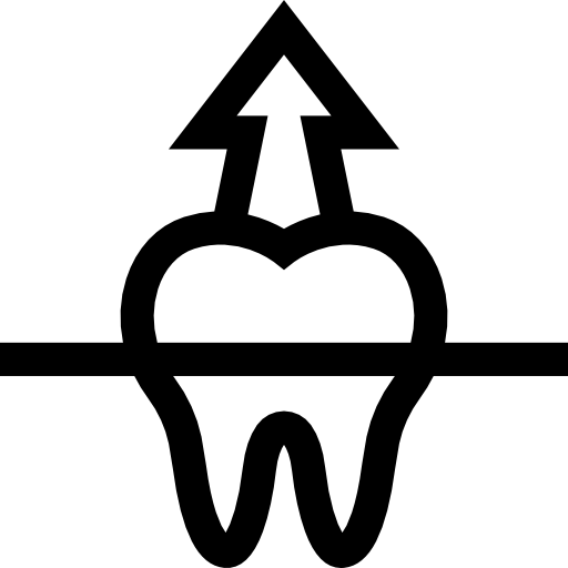 Tooth Basic Straight Lineal icon