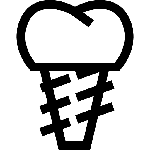 Зуб Basic Straight Lineal иконка