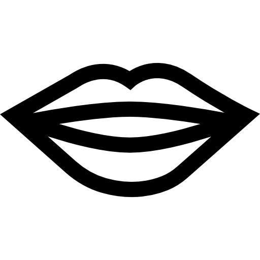 Рот Basic Straight Lineal иконка