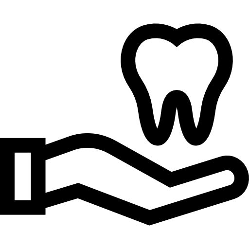 cuidado dental Basic Straight Lineal icono