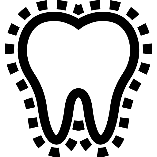 dente Basic Straight Lineal Ícone
