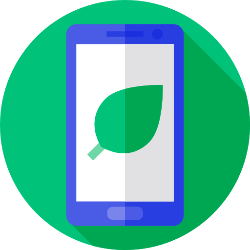 Smartphone Flat Circular Flat icon