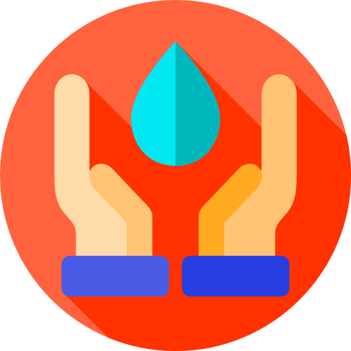 Water Flat Circular Flat icon