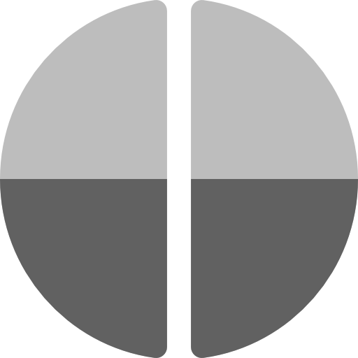 półkole Basic Rounded Flat ikona