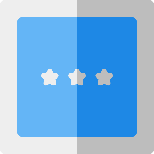 Tree stars Basic Rounded Flat icon