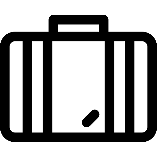 bagaż Basic Rounded Lineal ikona