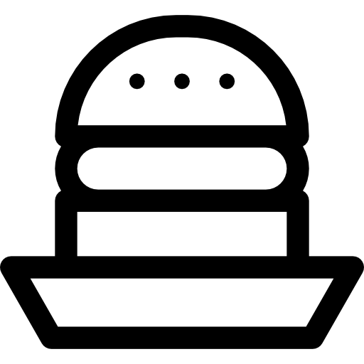 패스트 푸드 Basic Rounded Lineal icon