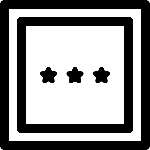 Tree stars Basic Rounded Lineal icon