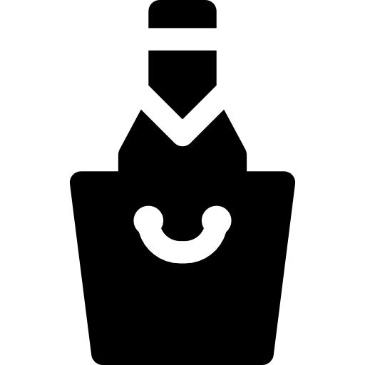 botella Basic Rounded Filled icono