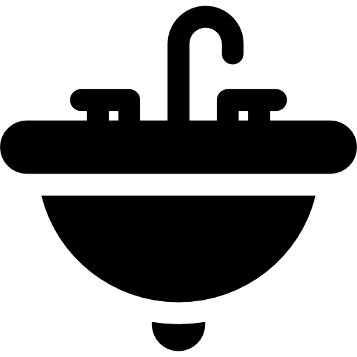 Sink Basic Rounded Filled icon