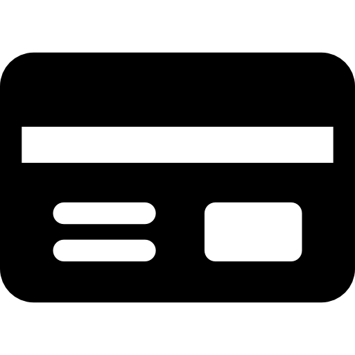 Credit card Basic Rounded Filled icon