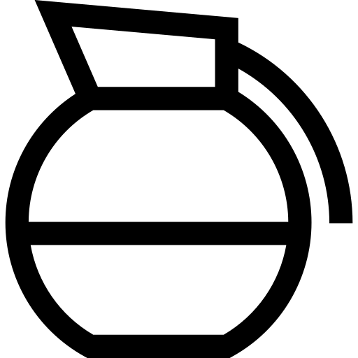 caffettiera Basic Straight Lineal icona