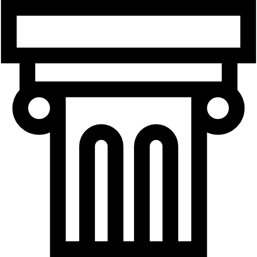 columna Basic Straight Lineal icono