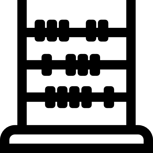 Abacus Basic Straight Lineal icon