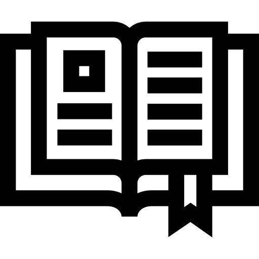otwarta książka Basic Straight Lineal ikona