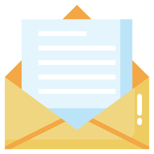 e-mail öffnen Surang Flat icon