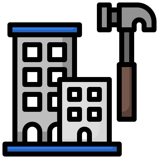 建物 Surang Lineal Color icon