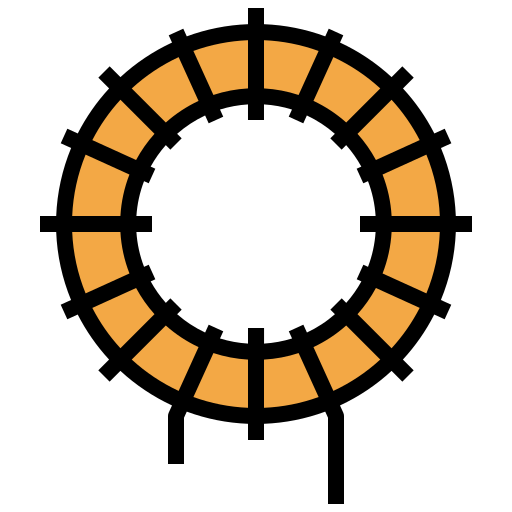 Inductor Surang Lineal Color icon