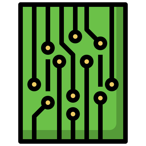 circuit imprimé Surang Lineal Color Icône