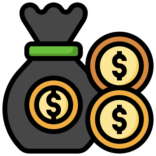 Money Surang Lineal Color icon
