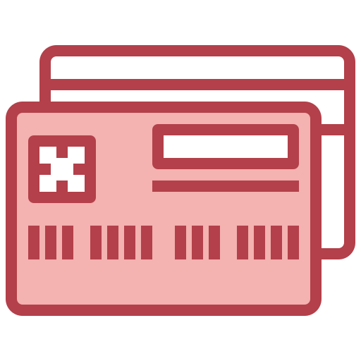 Credit card Surang Red icon