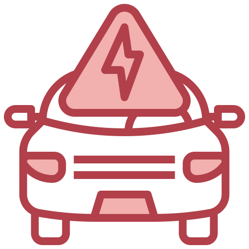 elektrische auto Surang Red icoon