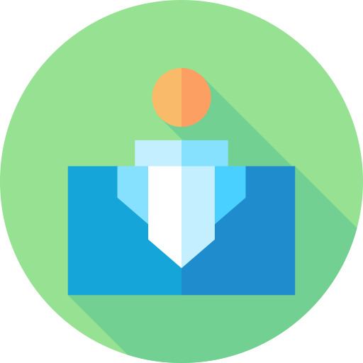 iceberg Flat Circular Flat icono