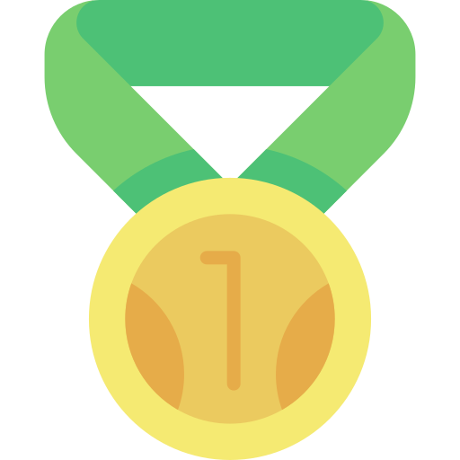 medaille Kawaii Flat icon