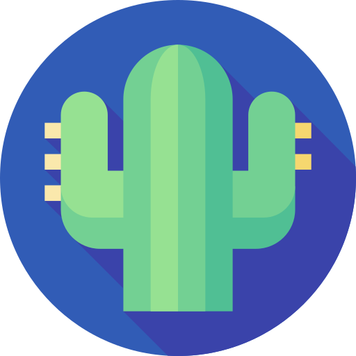 cactus Flat Circular Flat icoon