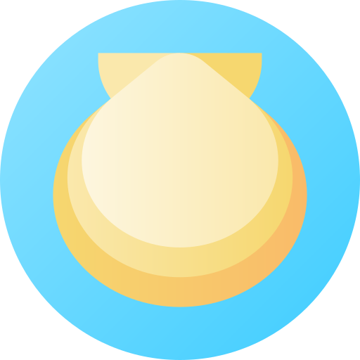 ハマグリ Flat Circular Gradient icon