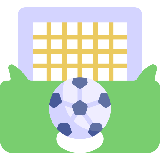Penalty kick Kawaii Flat icon