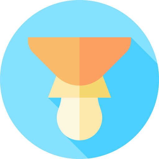 버섯 Flat Circular Flat icon