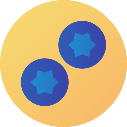 ベリー類 Flat Circular Gradient icon