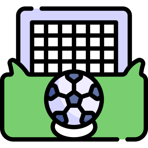 Penalty kick Kawaii Lineal color icon