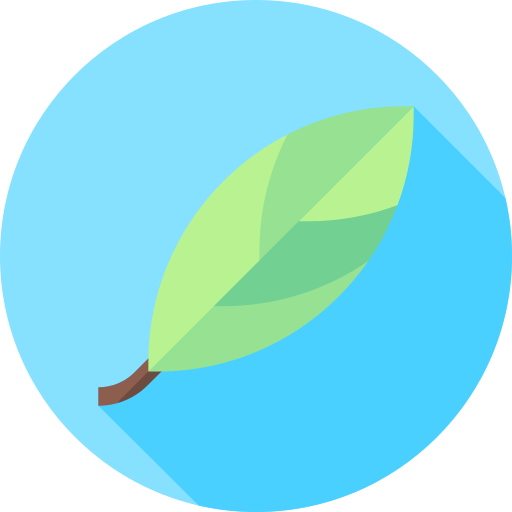 잎 Flat Circular Flat icon