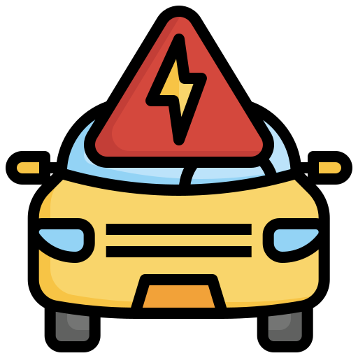 elektroauto Surang Lineal Color icon