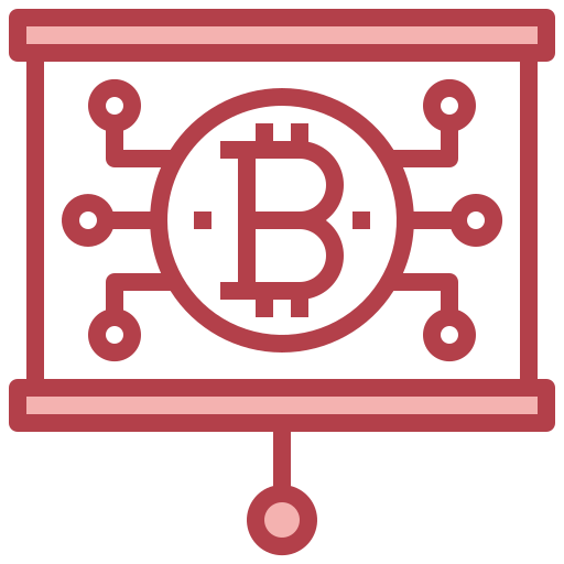 presentación bitcoin Surang Red icono
