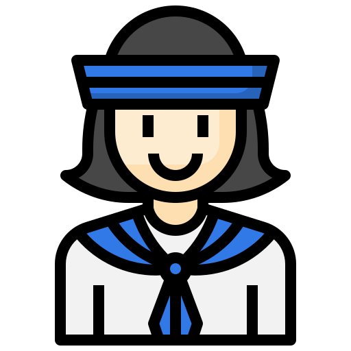 marinero Surang Lineal Color icono