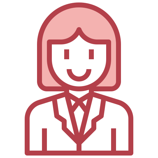 zakenvrouw Surang Red icoon