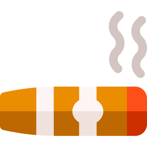 cigare Basic Rounded Flat Icône