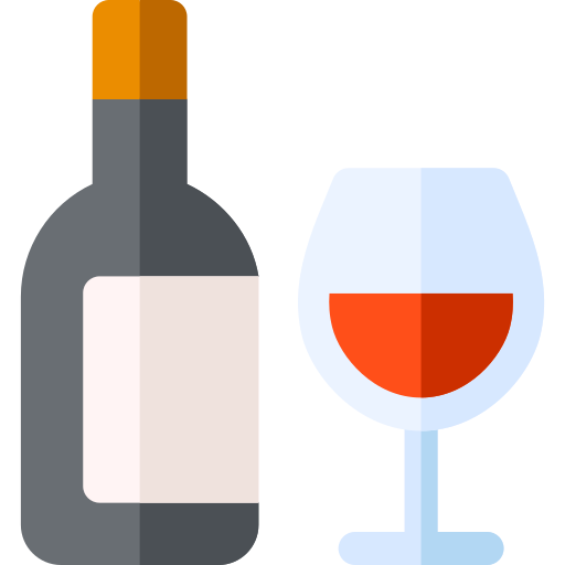vino Basic Rounded Flat icono