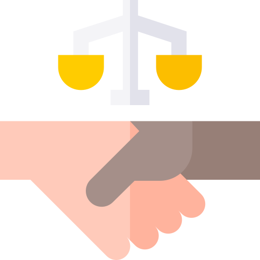 Agreement Basic Straight Flat icon