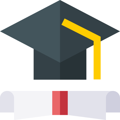 diploma Basic Straight Flat icona