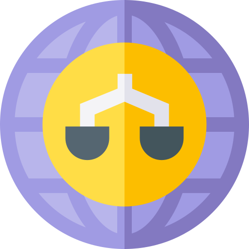 国際法 Basic Straight Flat icon