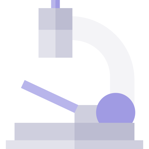 microscoop Basic Straight Flat icoon