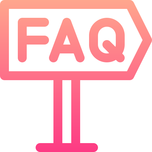 Faq Basic Gradient Lineal color icon