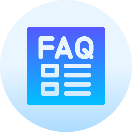 faq Basic Gradient Circular icona