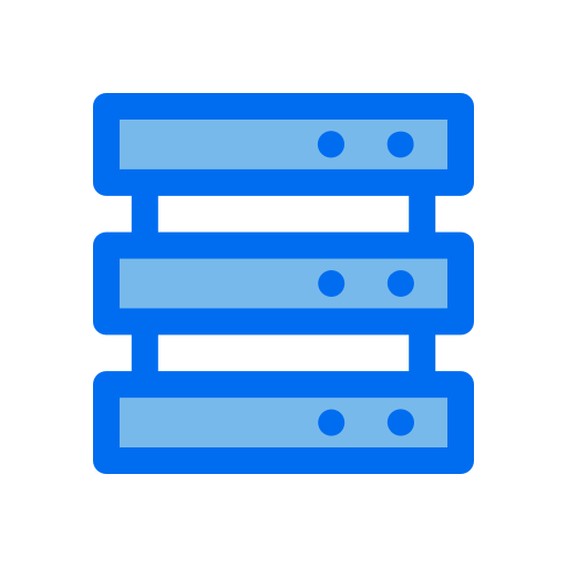 Servers Generic Blue icon