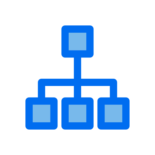 jerarquía Generic Blue icono